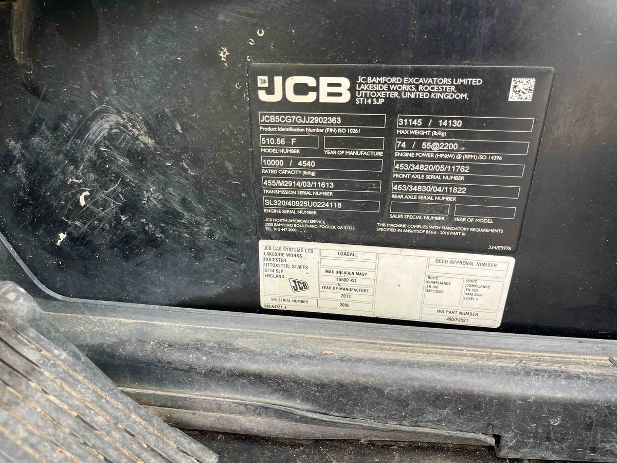2018 JCB 510-56-6