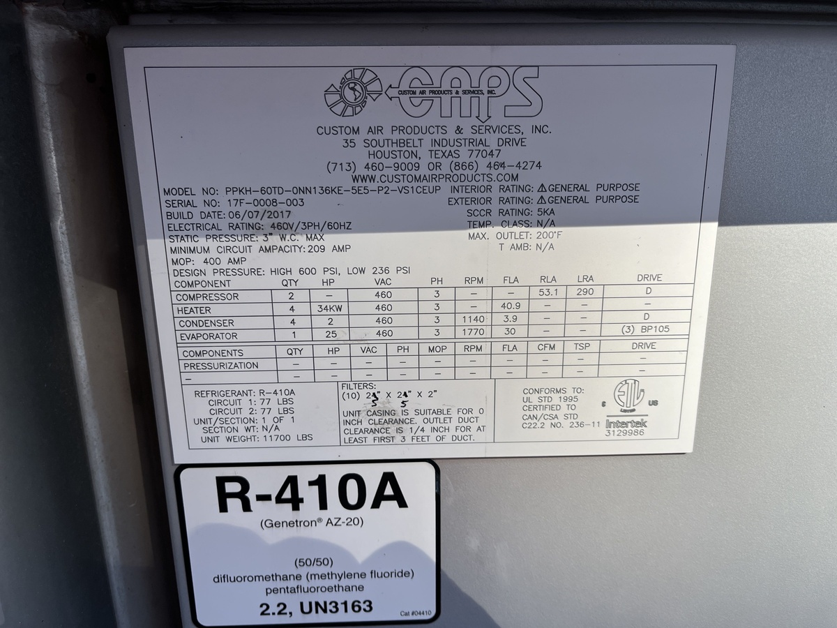 2017 Caps 70-ton Hybrid Air Conditioner-8
