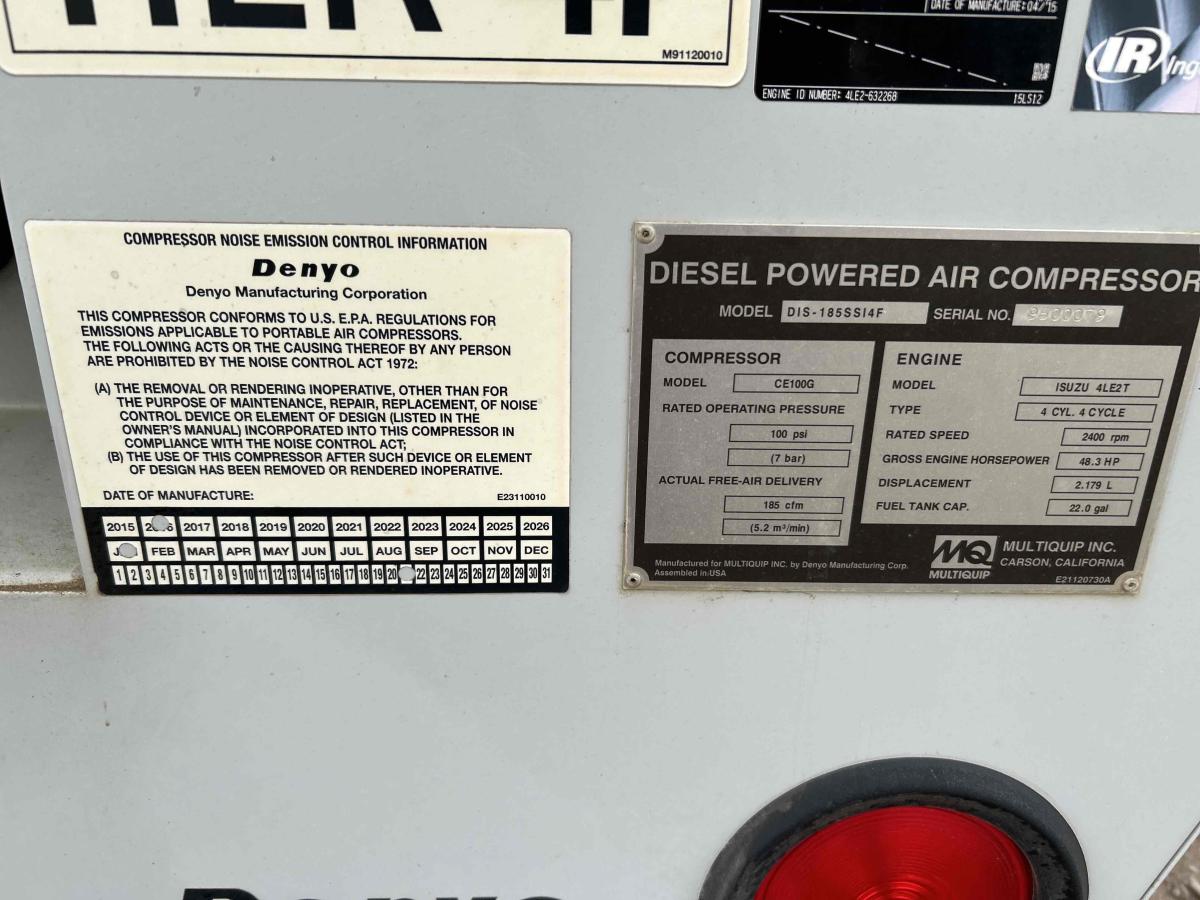 2017 Multiquip DIS185SSI4F