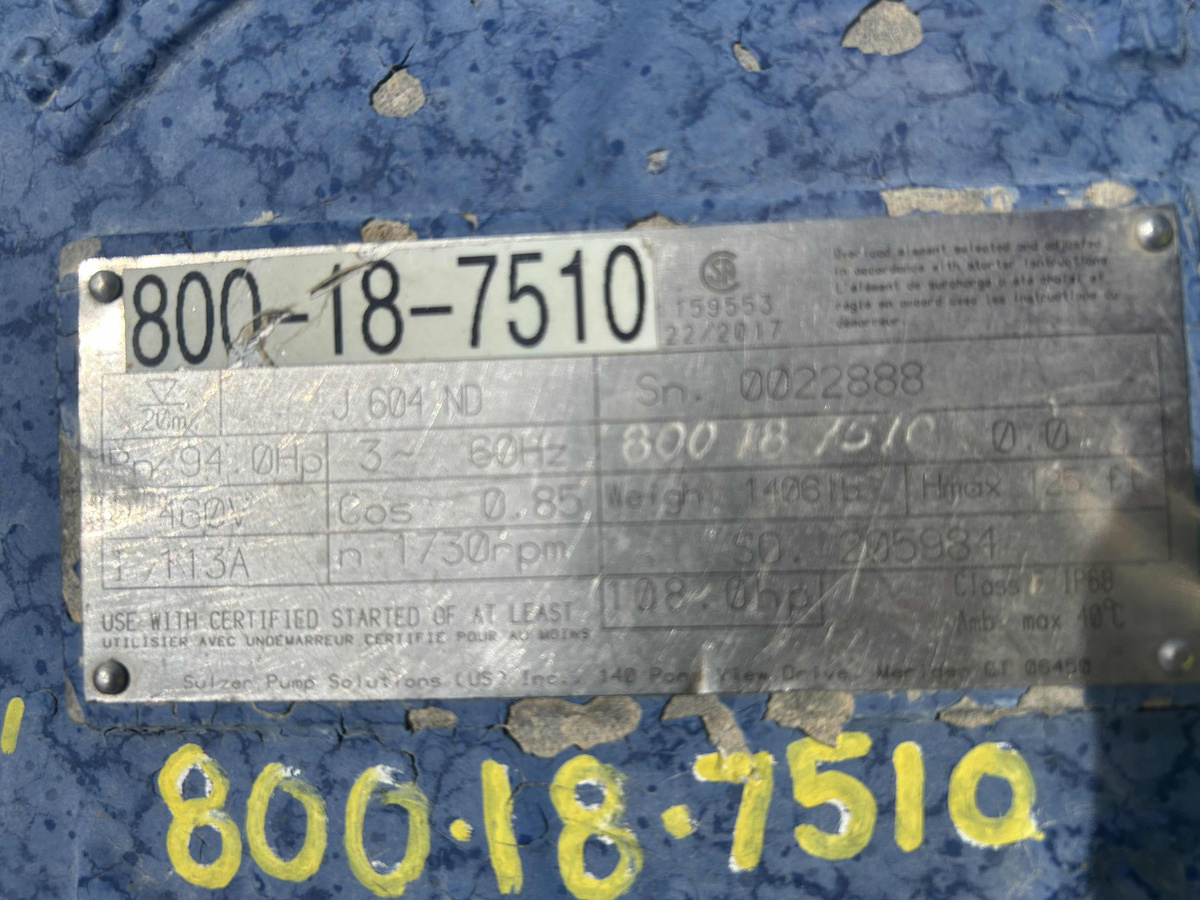 2018 Sulzer J604-2