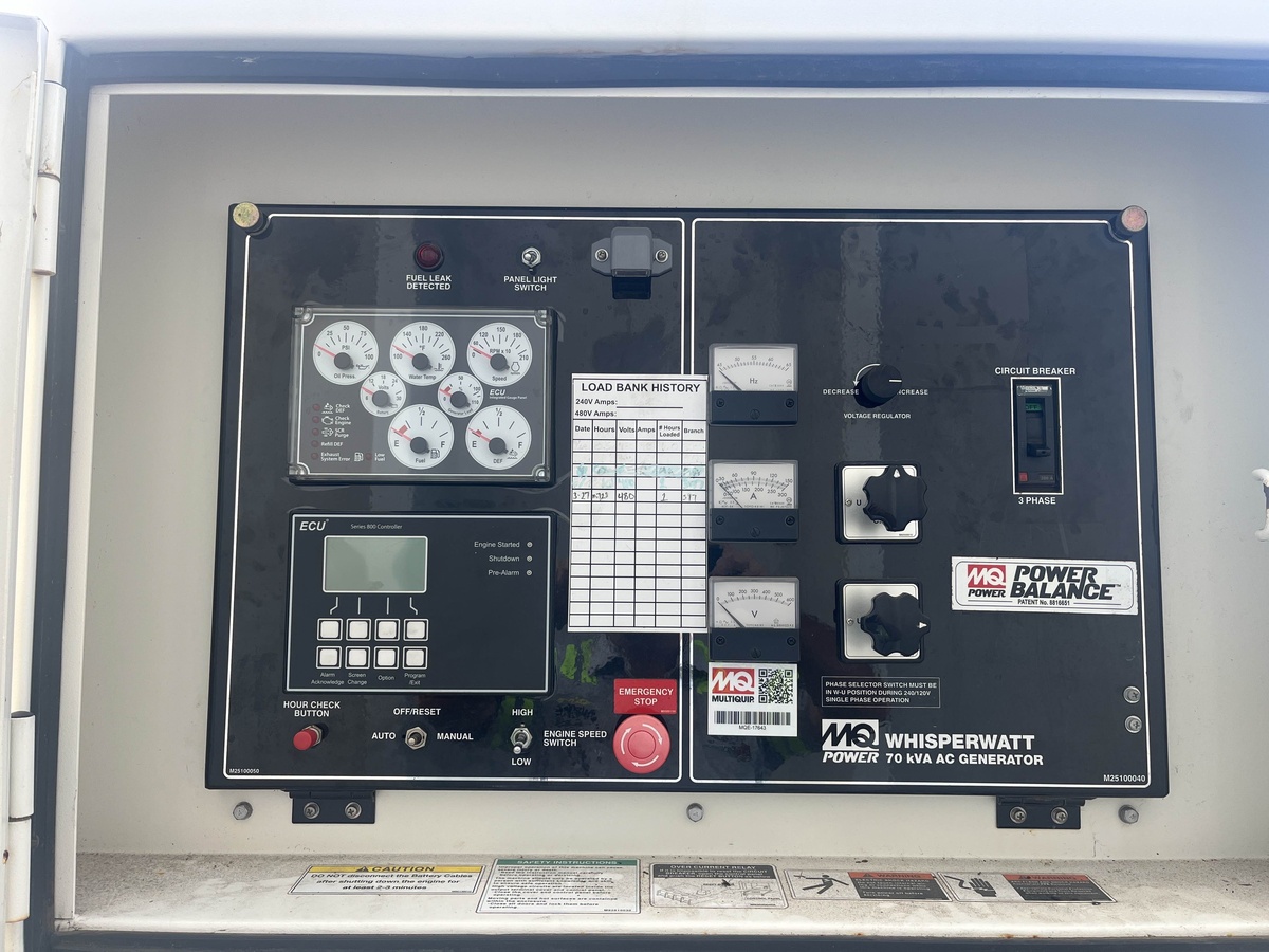 2020 Multiquip DCA-70SSU4F-10