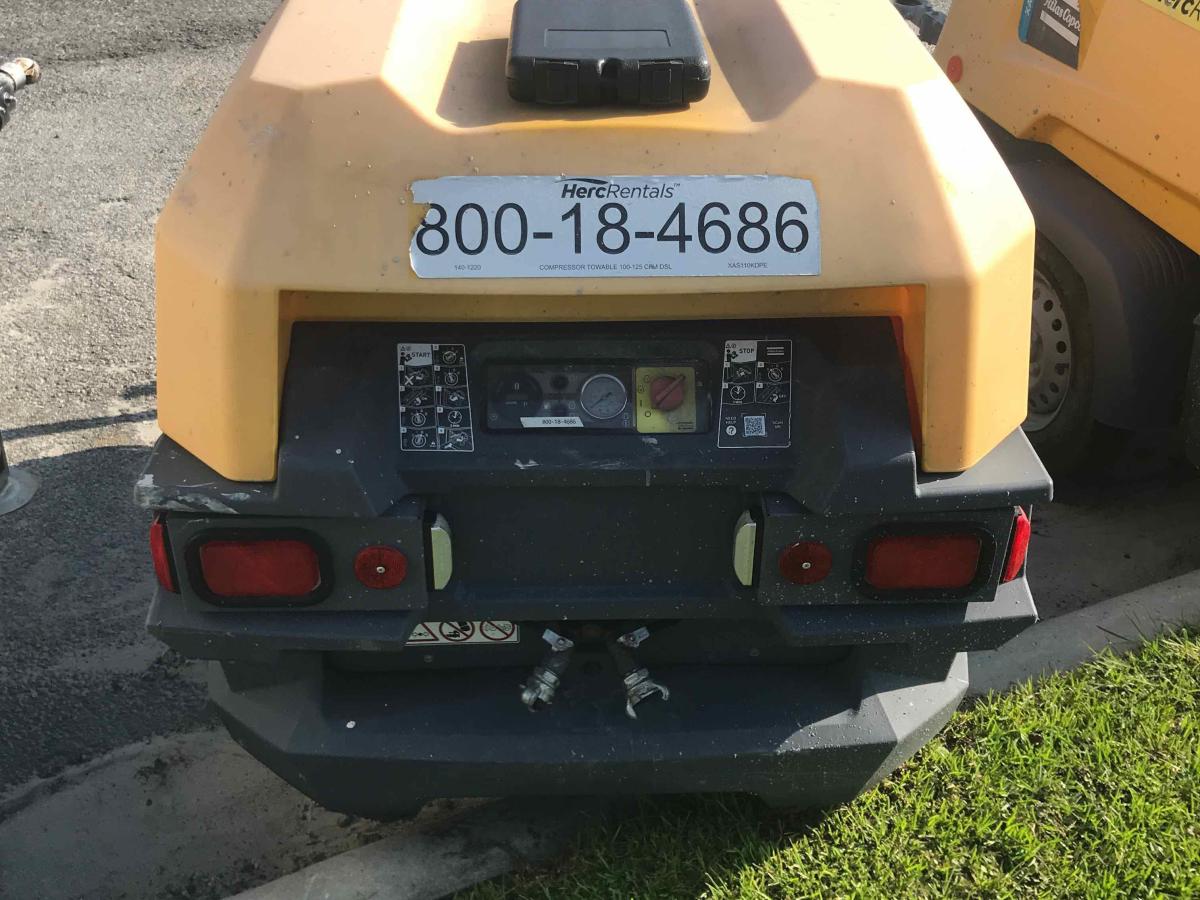 2017 Atlas Copco XAS110T4F