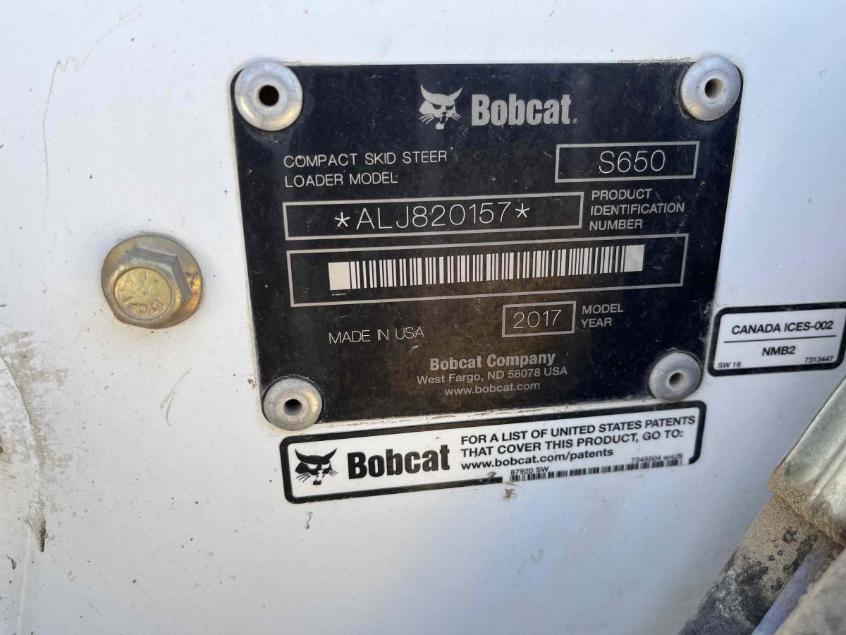 2017 Bobcat S650