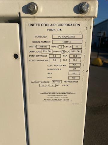 2018 United CoolAir PC-VA20G