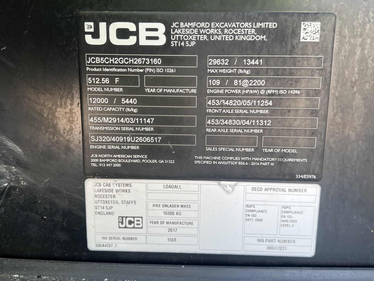 2018 JCB 512-56
