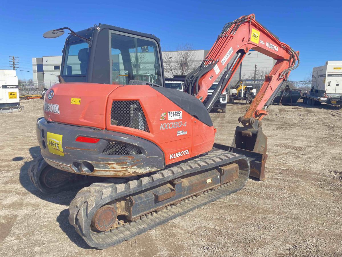 2018 Kubota KX080-4