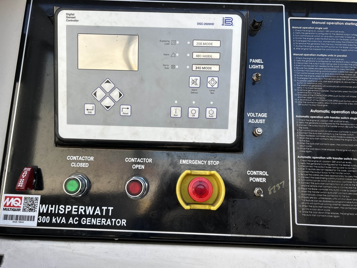 2020 Multiquip DCA300SSJU4F3-5