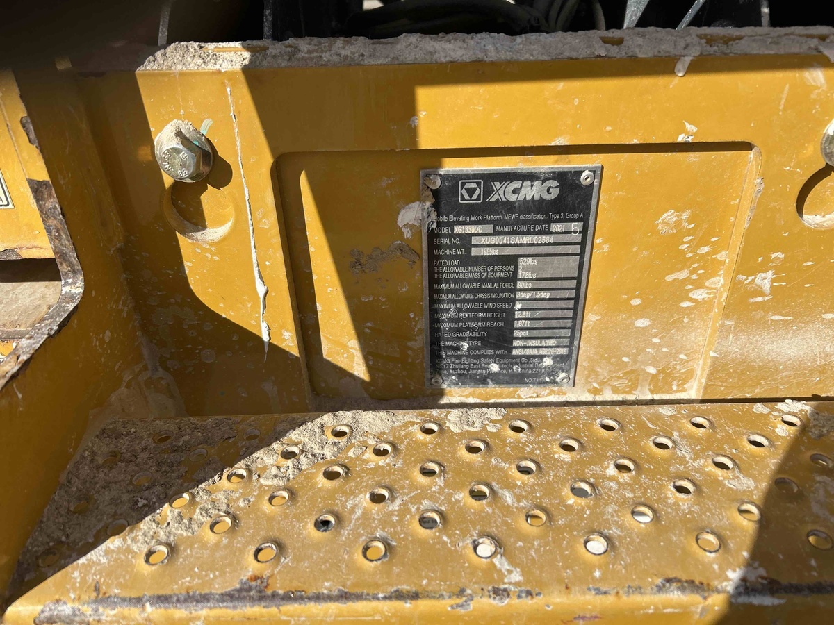 2021 XCMG XG1330DC-5