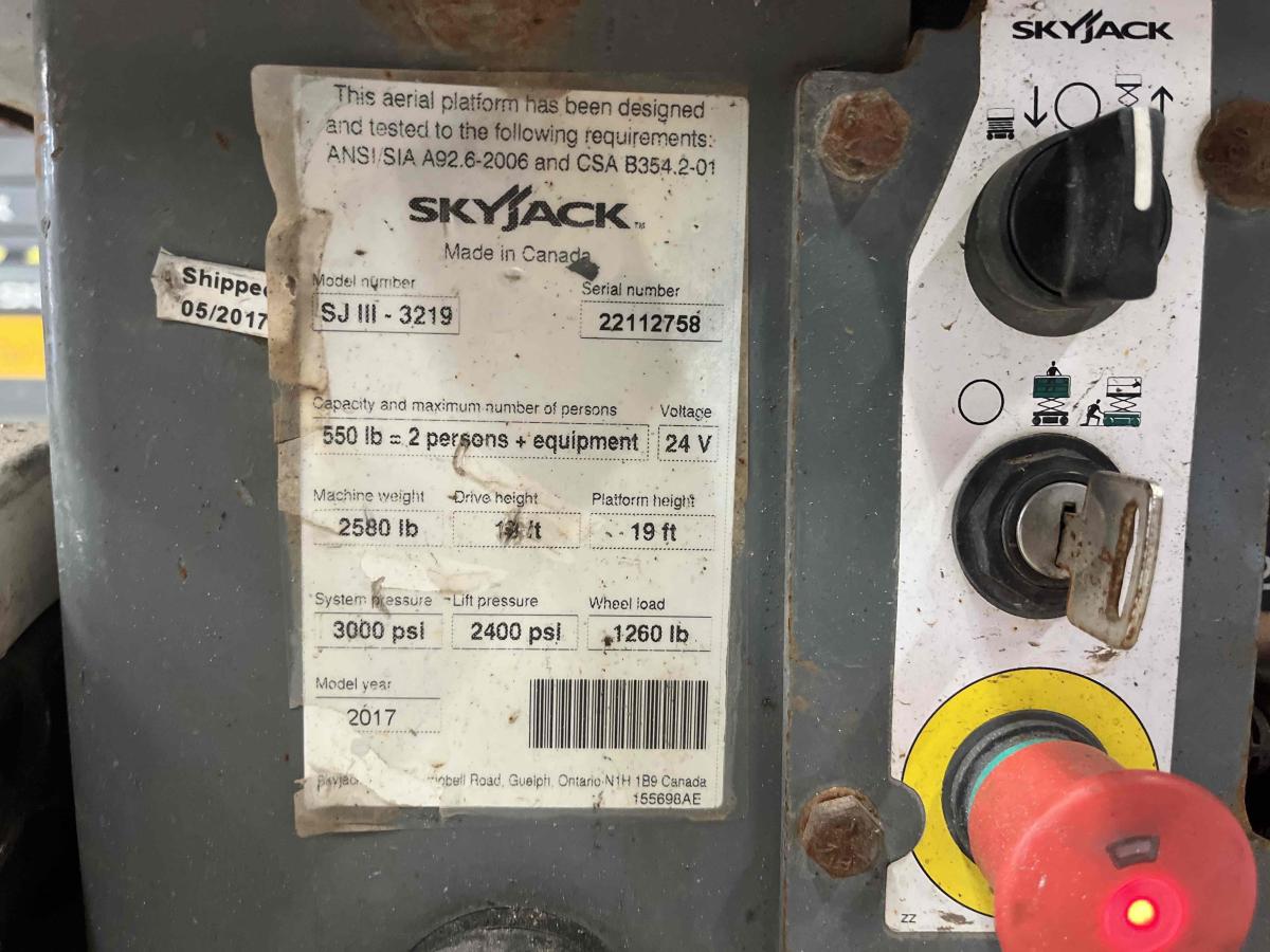 2017 Skyjack SJ3219