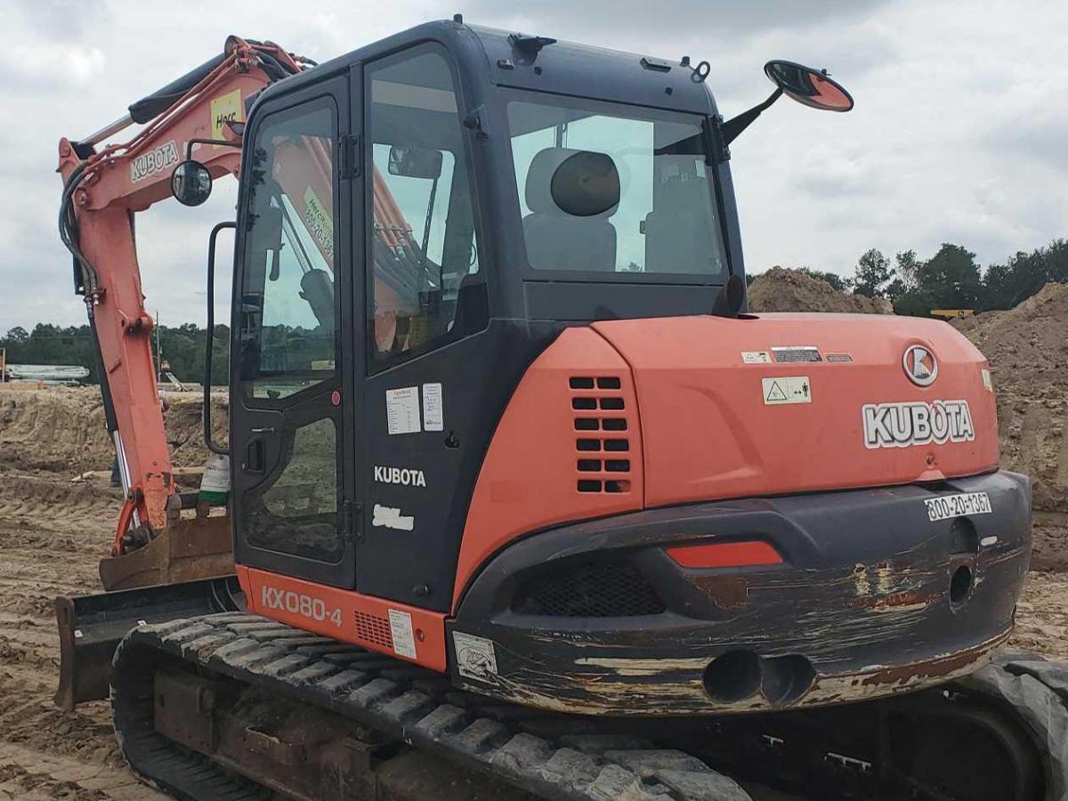2018 Kubota KX080-4