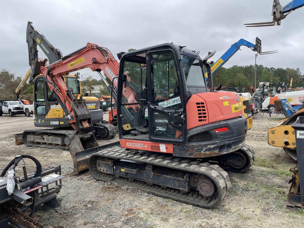 2019 Kubota KX080-4