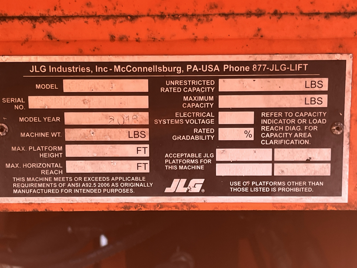 2018 JLG 660SJ