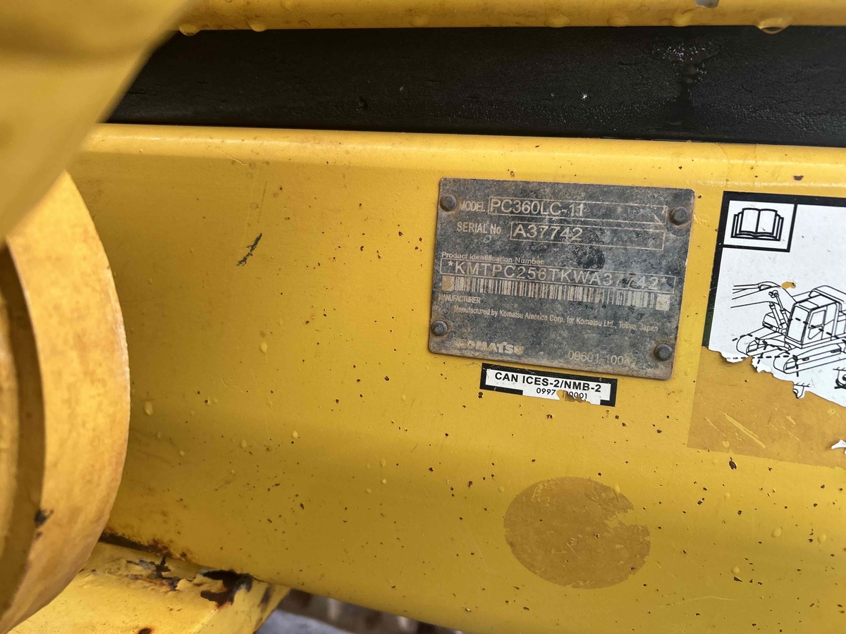 2019 Komatsu PC360 LC-11-9