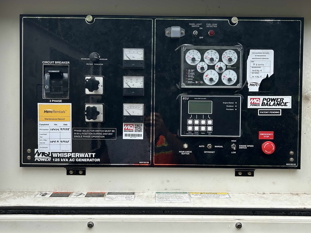 2019 Multiquip DCA125SSIU4F-5