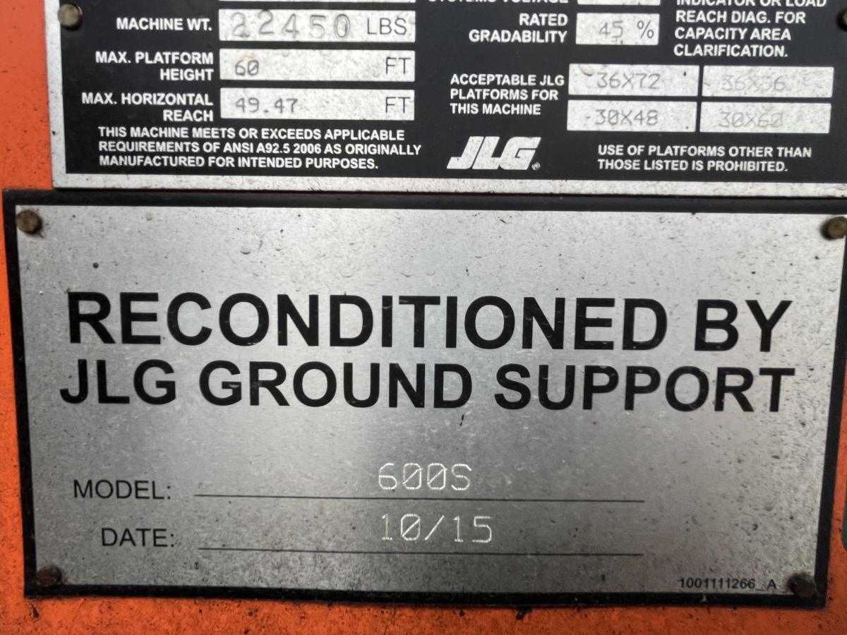 2008 JLG 600S-6