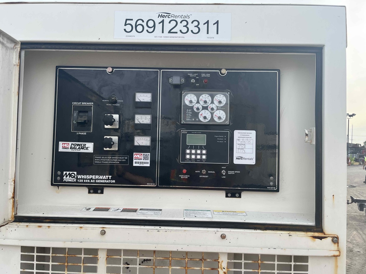 2019 Multiquip DCA125SSIU4F-6