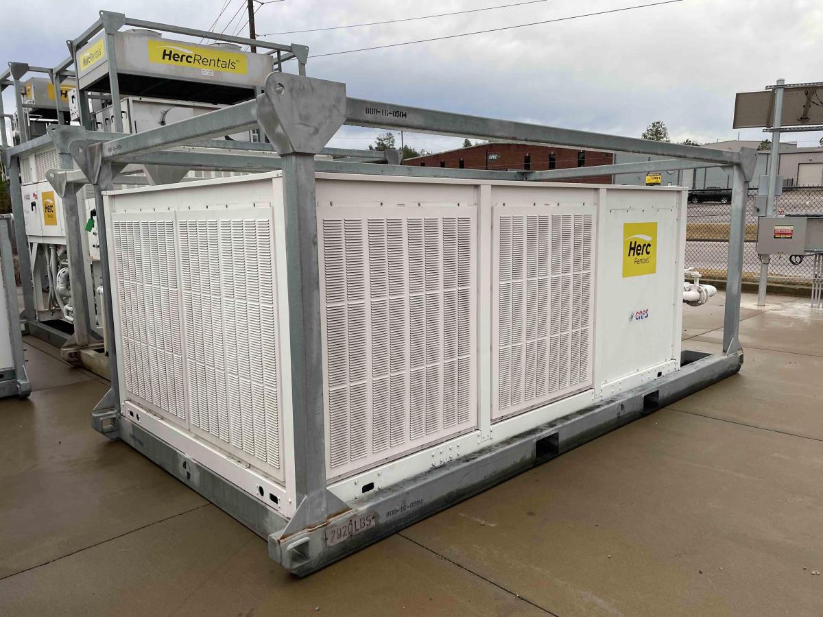 2017 Caps 60 Ton Portable Air Cooled Chiller