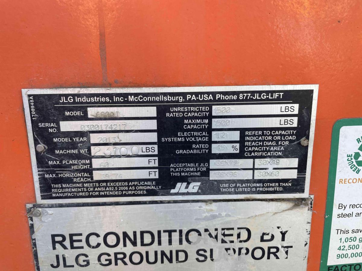 2013 JLG 600AJ