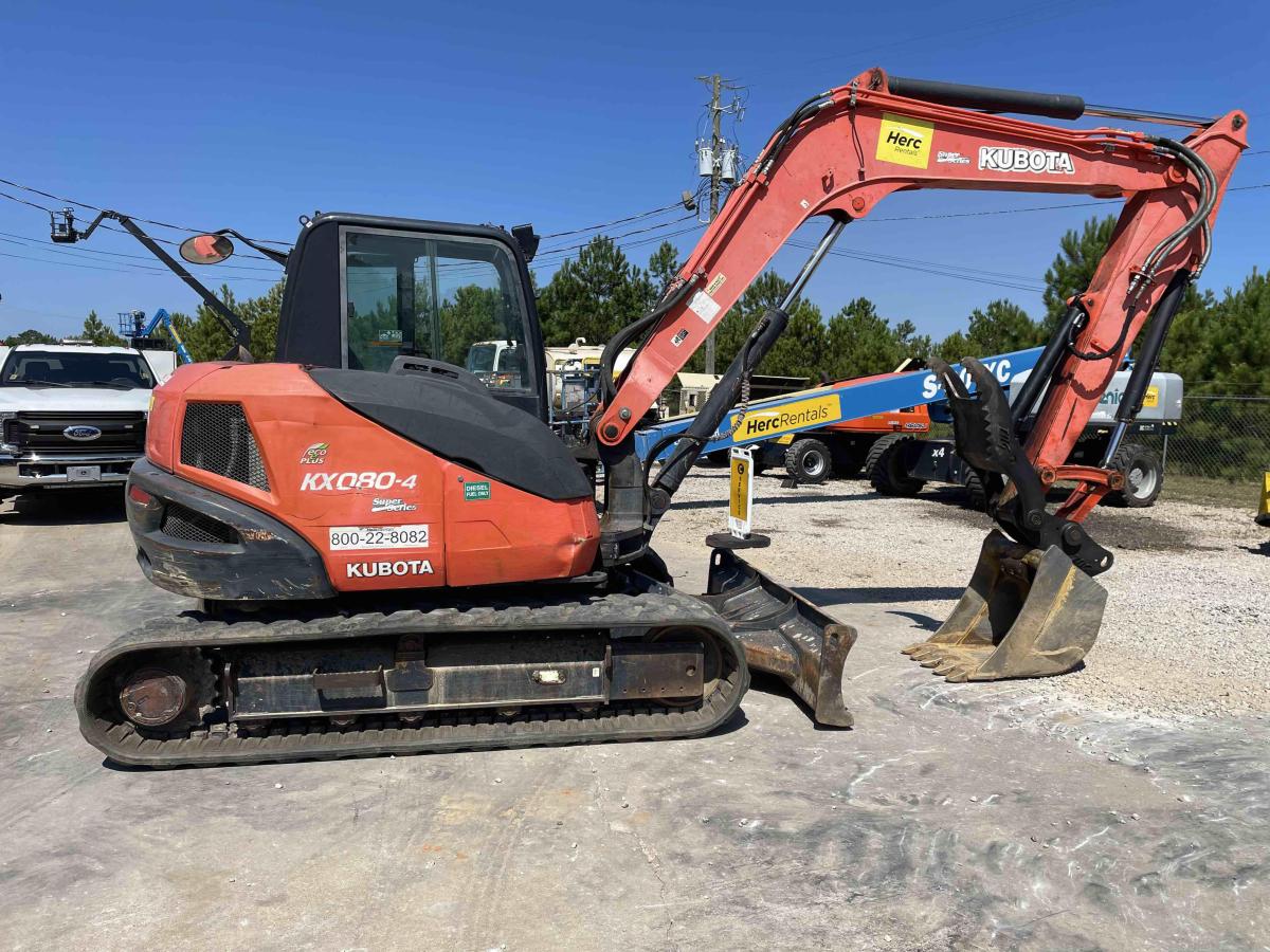 2018 Kubota KX080-4-2