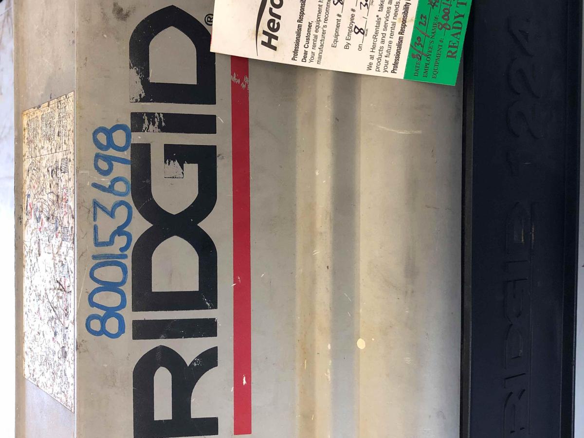 2017 Ridgid 1224