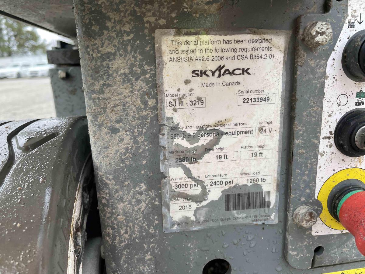 2018 Skyjack SJ3219