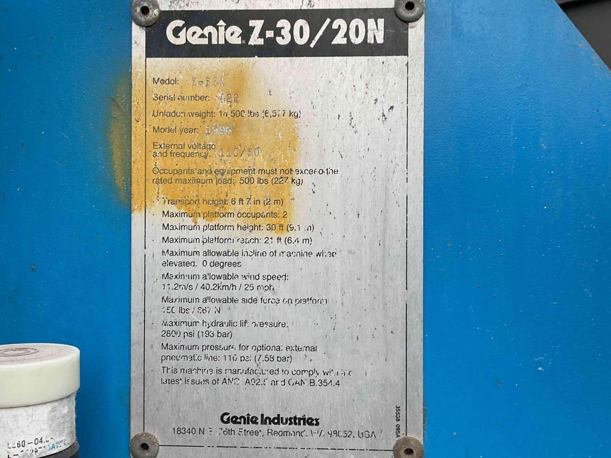1996 Genie Z-30/20 N-3