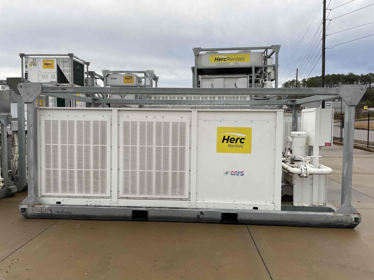 2017 Caps 60 Ton Portable Air Cooled Chiller