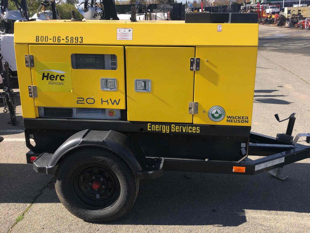 2015 Wacker G25 Used Generator in BENICIA, CA, ID210308