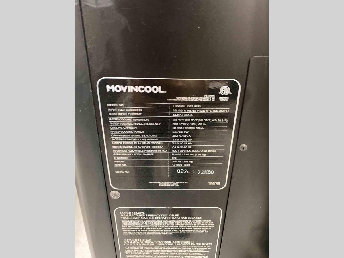 2020 MovinCool Climate Pro K60