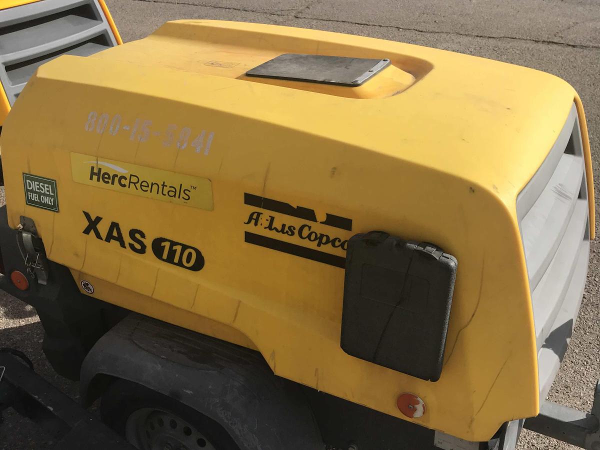 2017 Atlas Copco XAS110T4F
