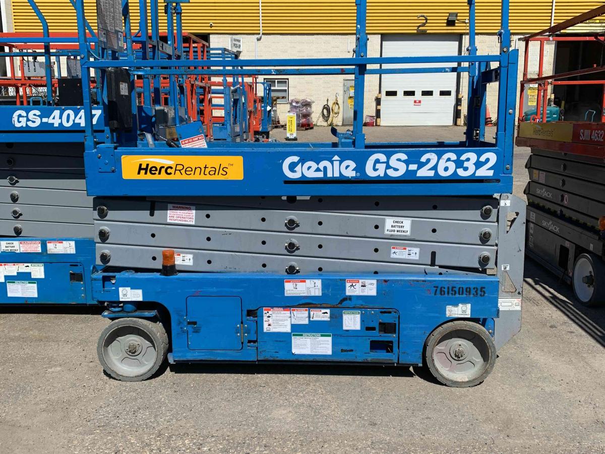 2012 Genie GS2632 Used Slab Scissor Lift in CALGARY, AB, ID217615