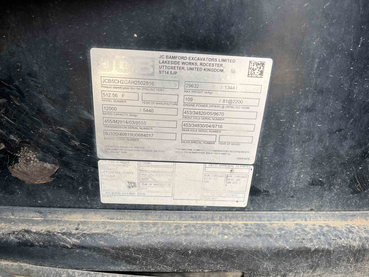 2017 JCB 512-56-6