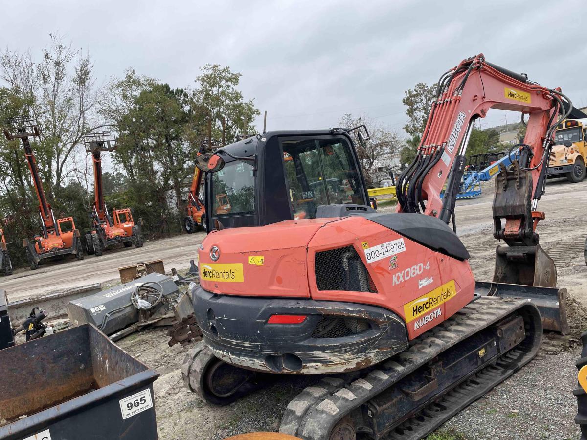 2019 Kubota KX080-4