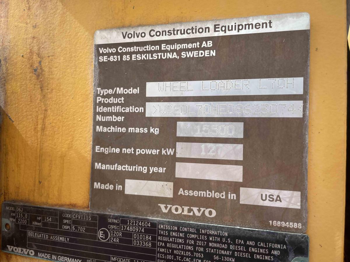 2018 Volvo L70H