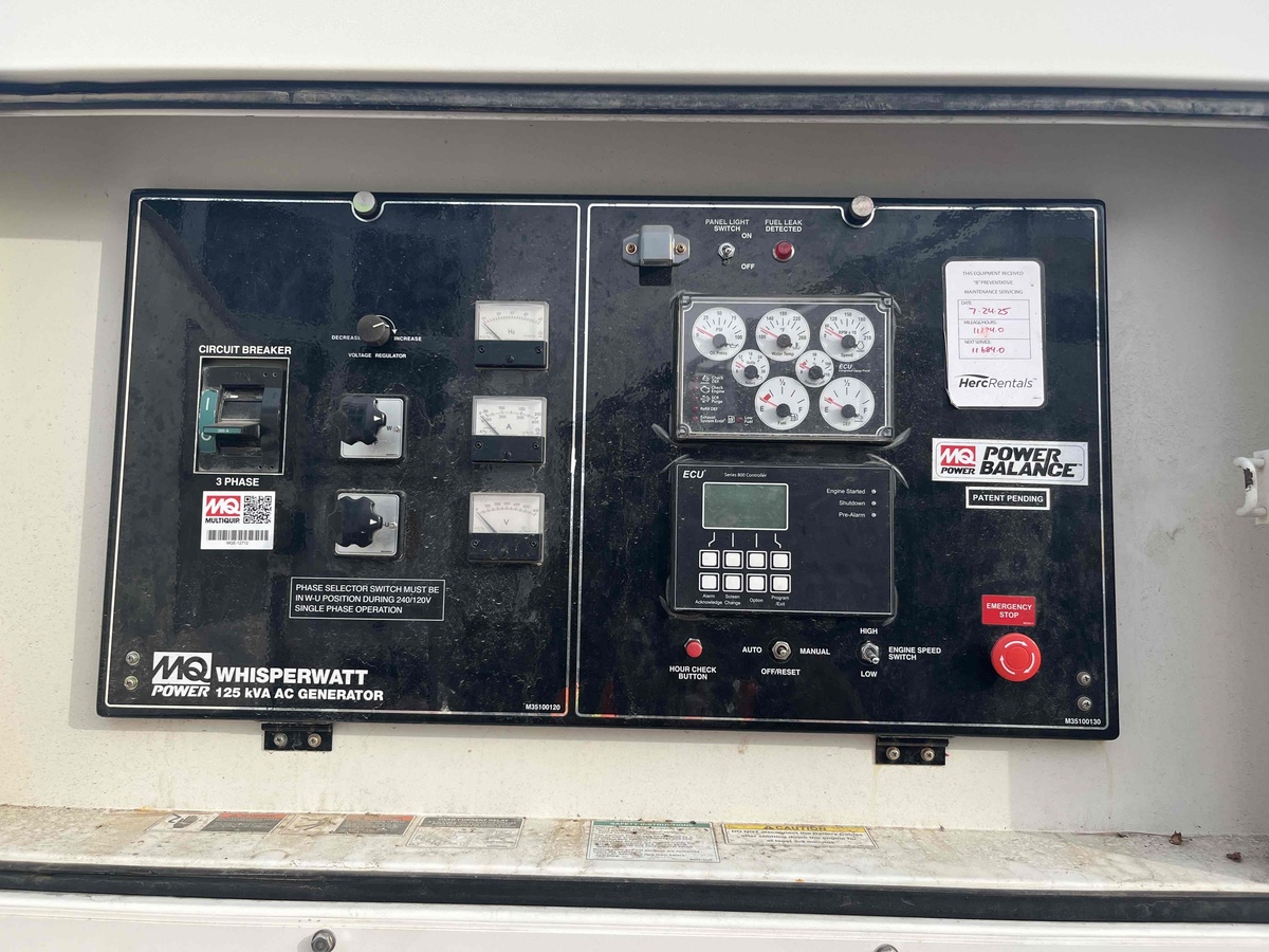 2019 Multiquip DCA125SSIU4F-9