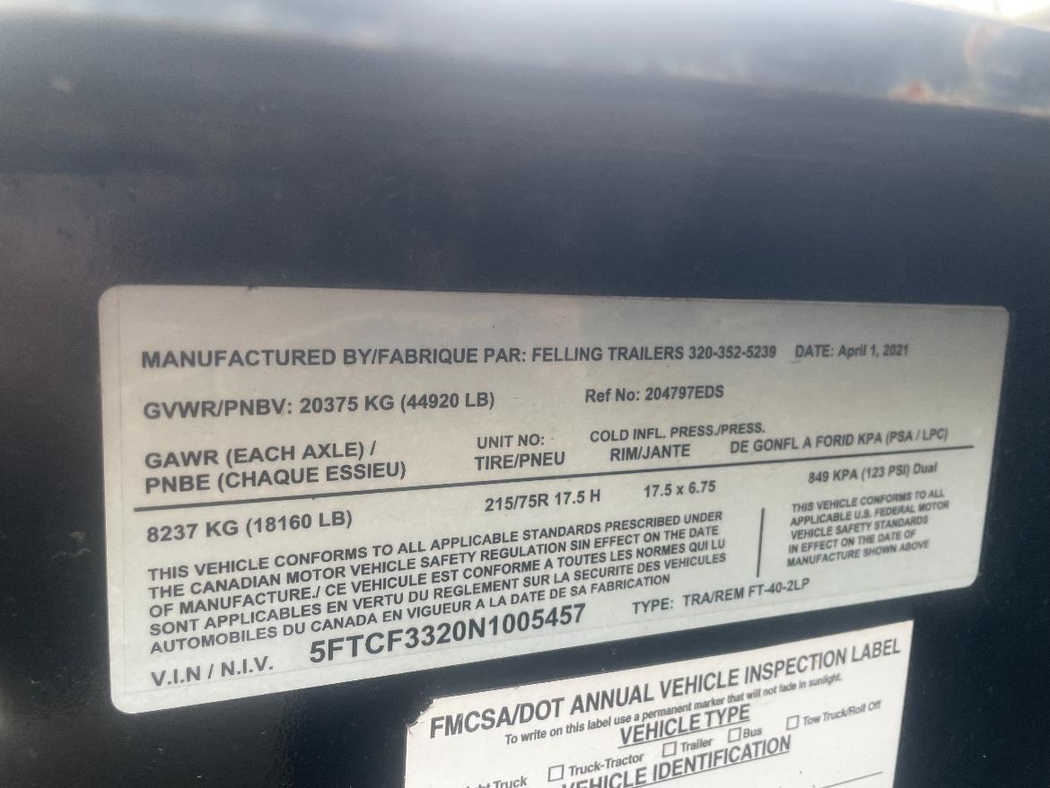 2021 Felling FT-40-2 LP