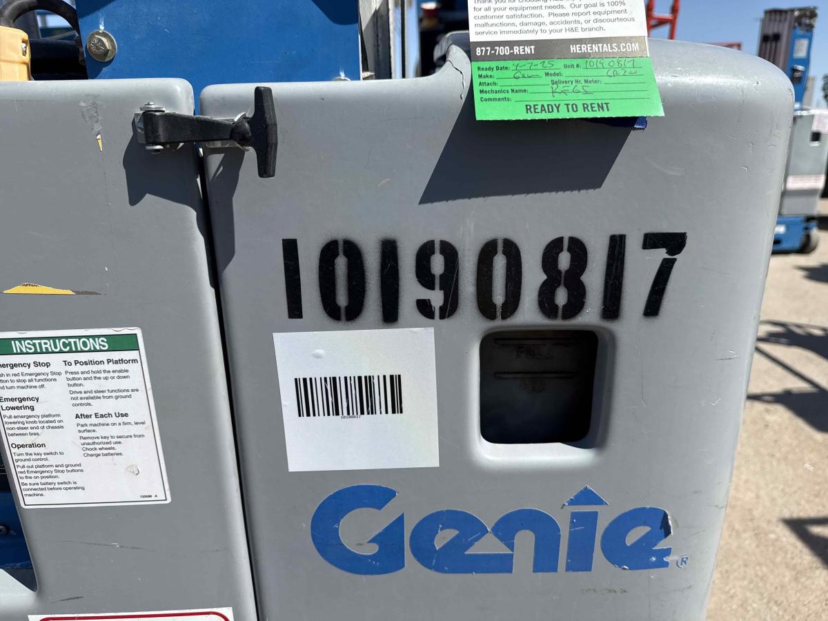 2016 Genie GR-20