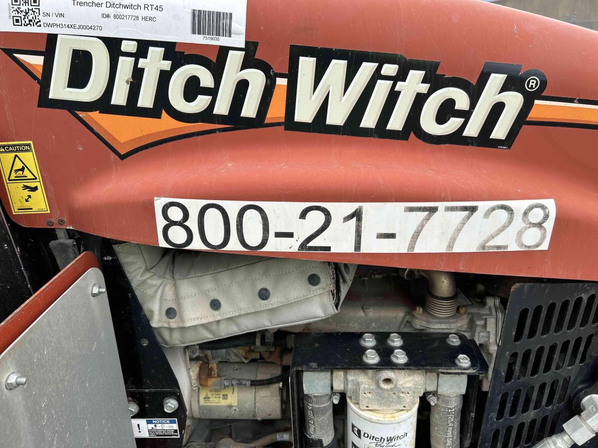 2018 Ditch Witch RT45