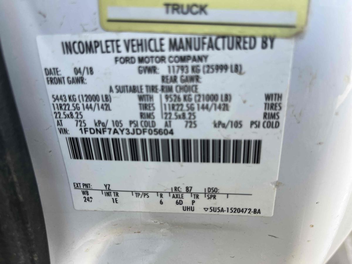 2018 Ford F750