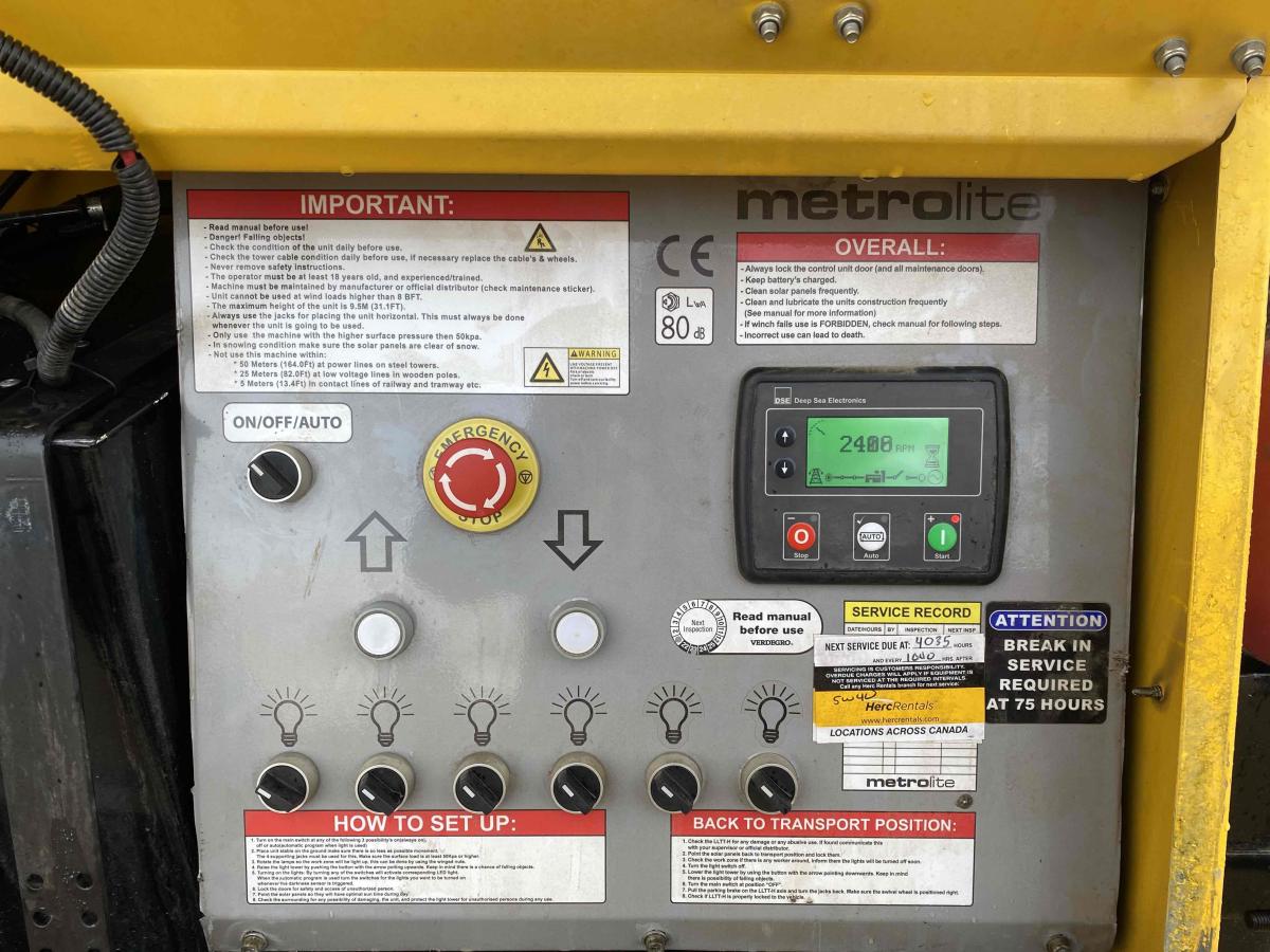 2021 Axiom Equipment Group Metrolite HLT-6100