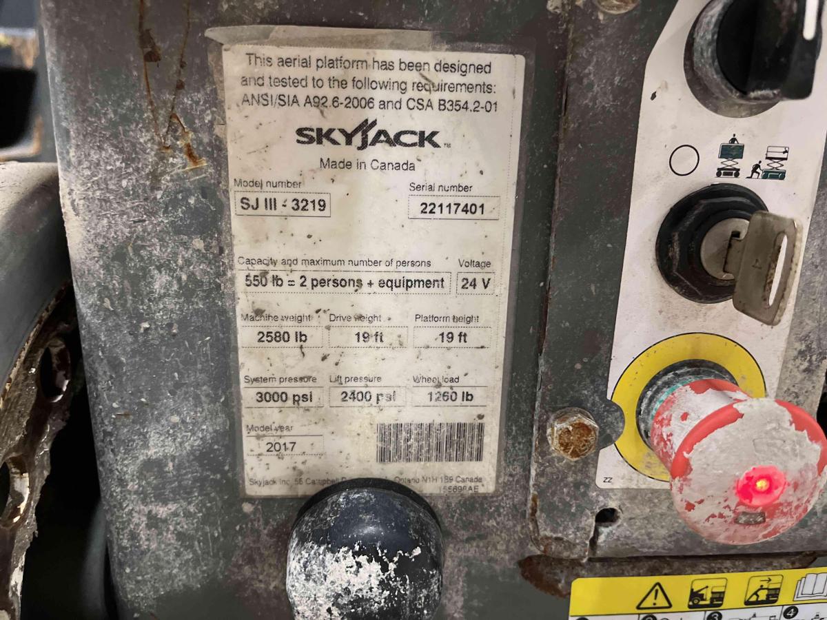 2017 Skyjack SJ3219