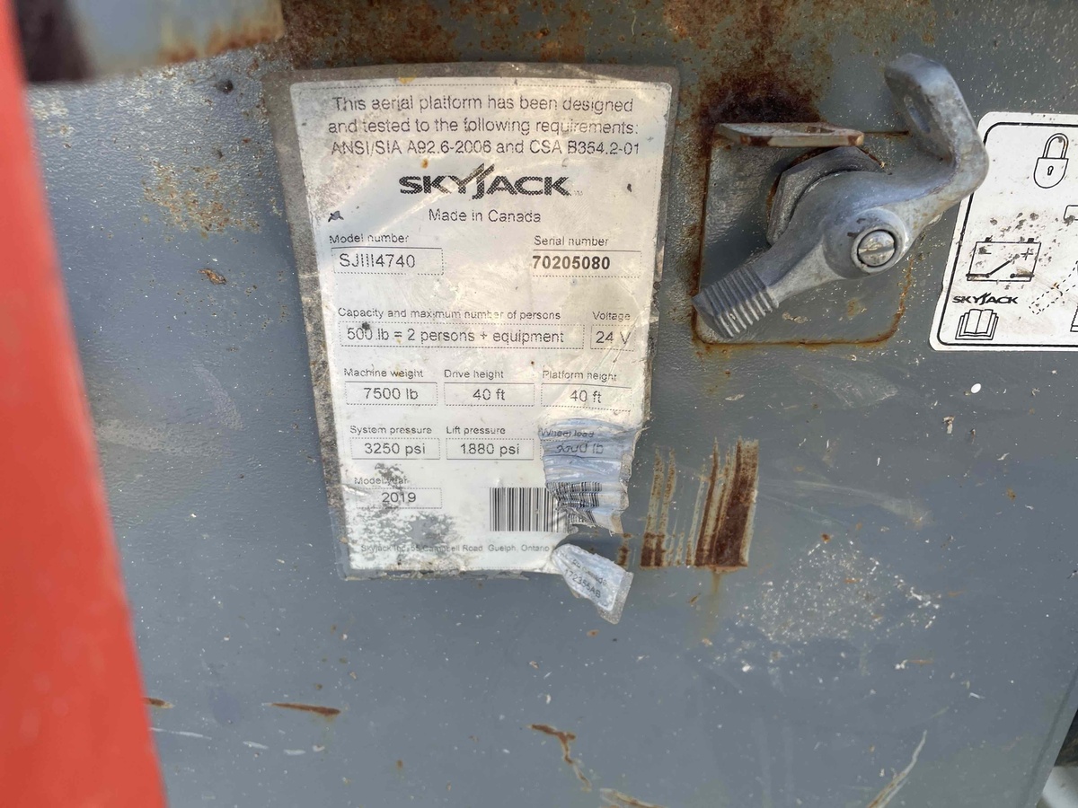 2020 Skyjack SJ4740-5