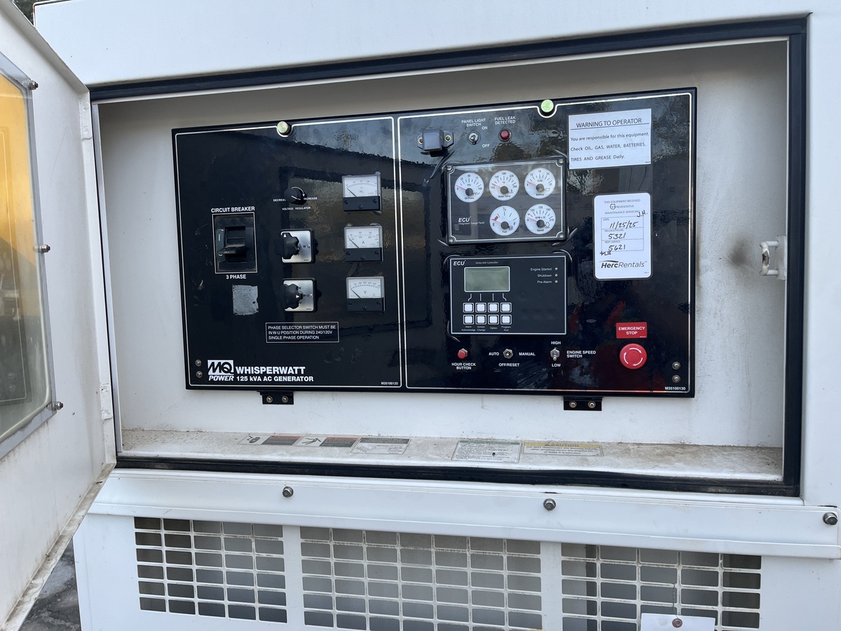 2018 Multiquip DCA125SSIU4F-8