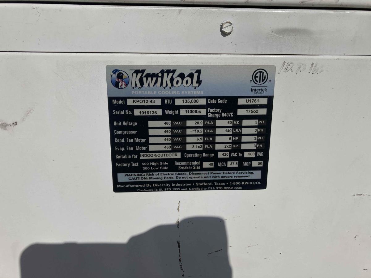 2020 KwiKool KPO12-43