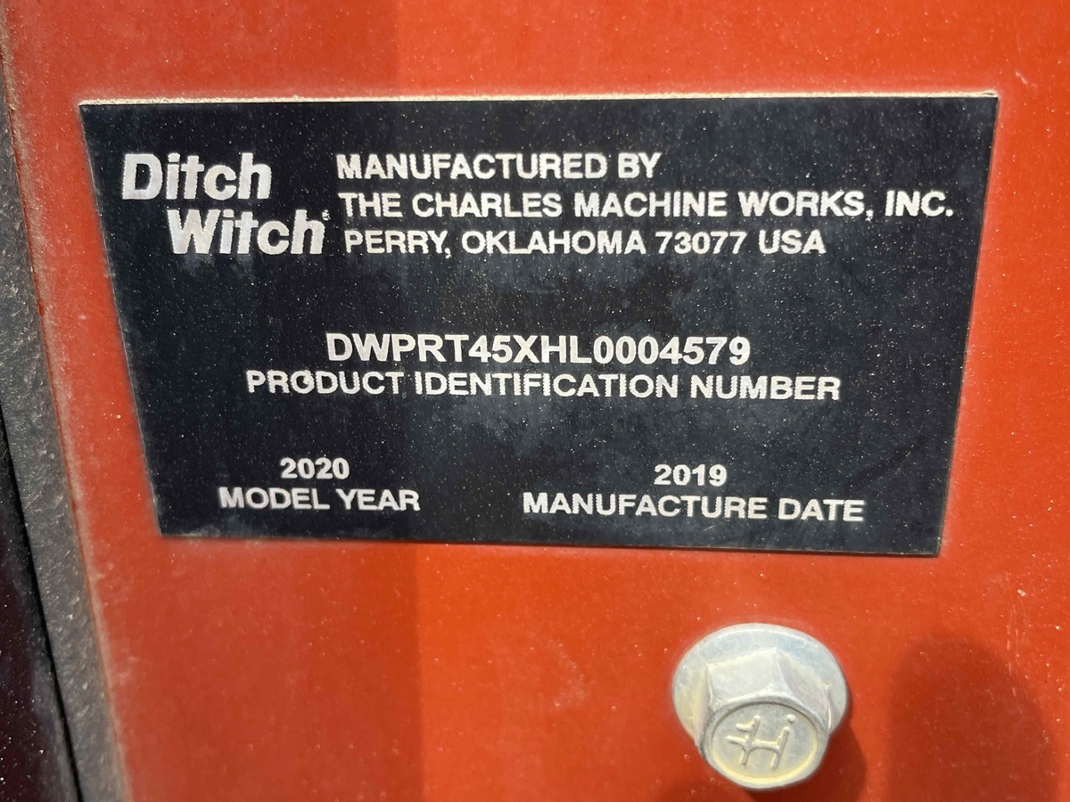 2020 Ditch Witch RT45-10