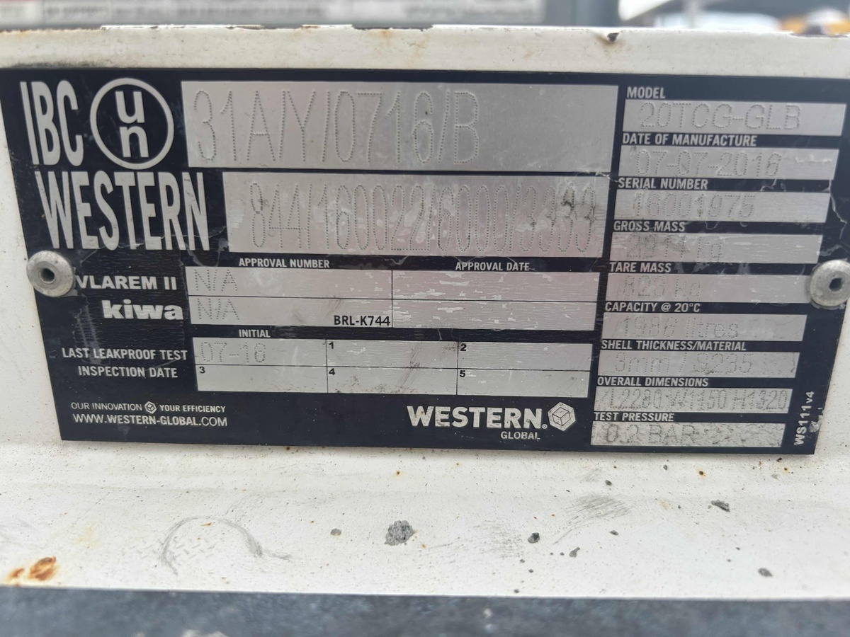 2016 Western Global TransCube 20TCG-6