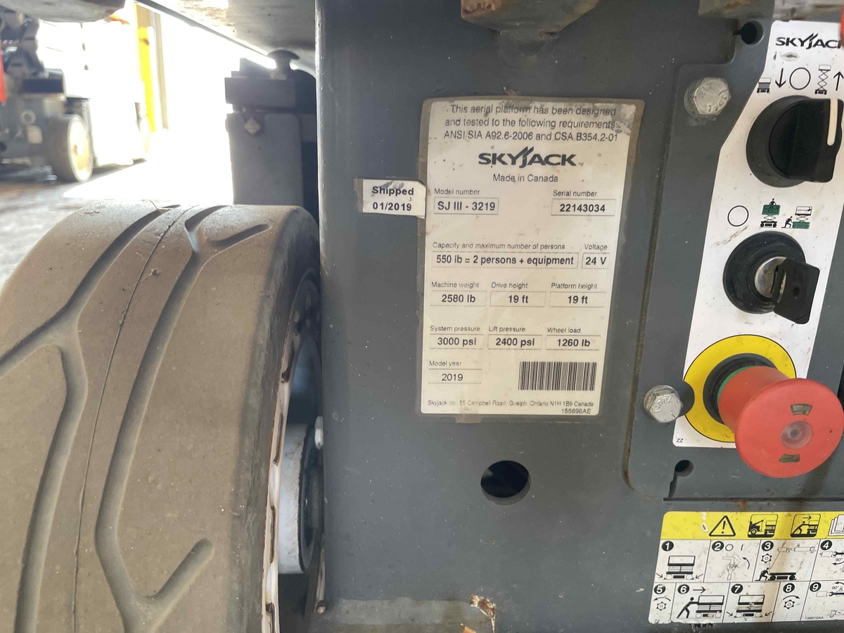 2019 Skyjack SJ3219-6