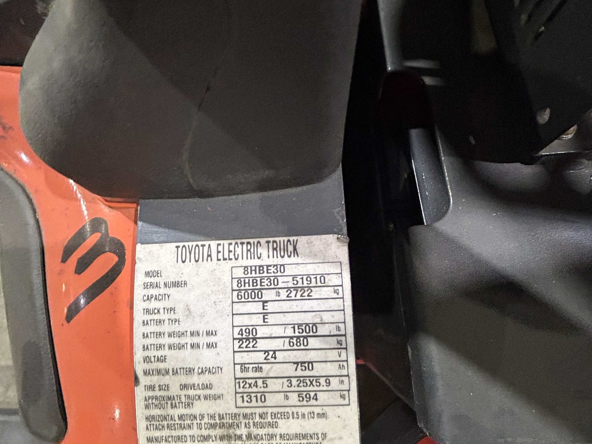 2021 Toyota 8HBE30-4