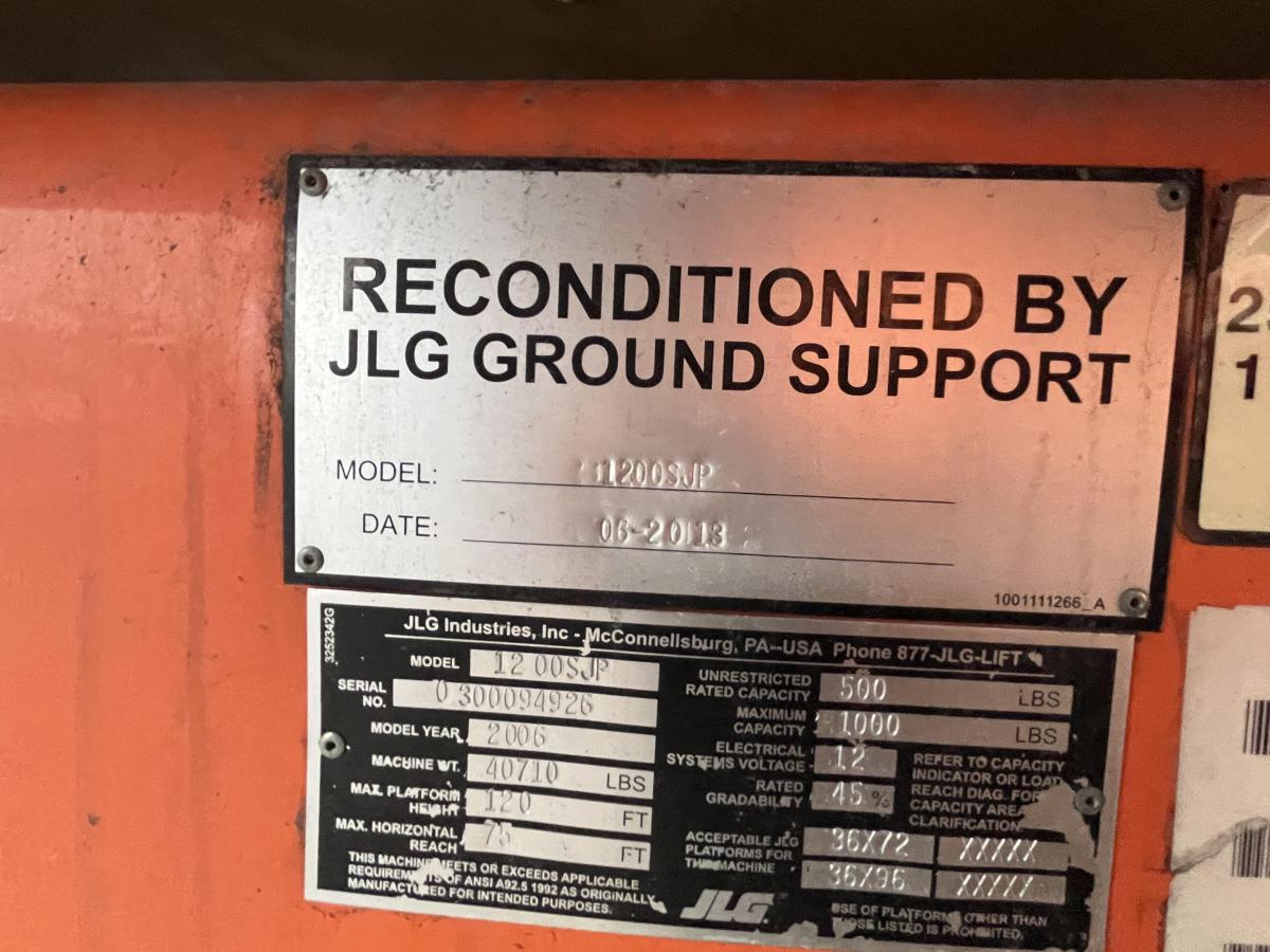 2006 JLG 1200SJP