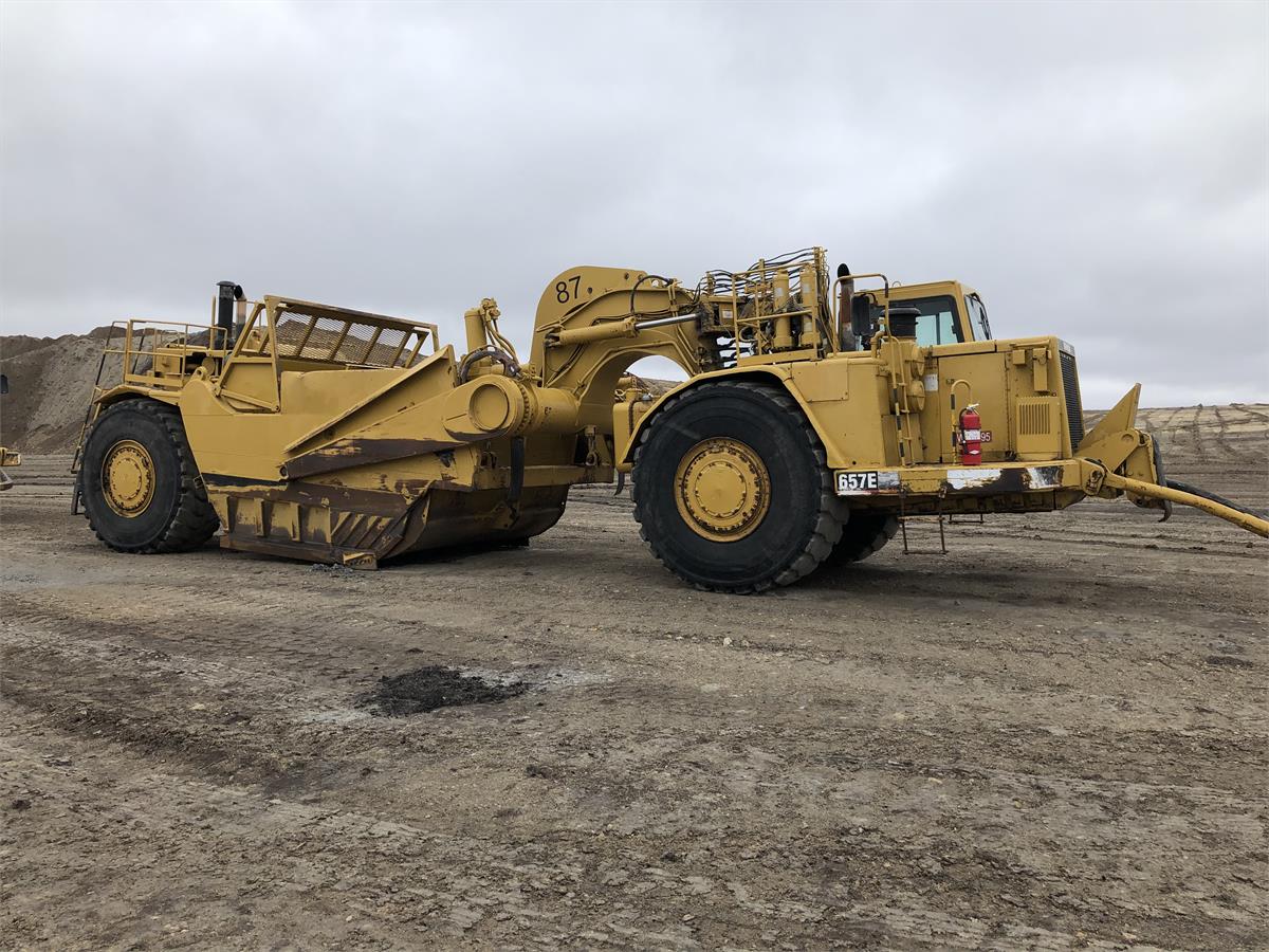 1993 Caterpillar 657e Scraper Cat 657 Scrapers